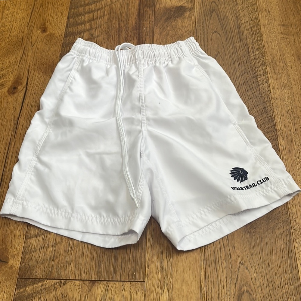 Boast USA Men’s Indian Trial Club White Athletic Shorts Size XS
